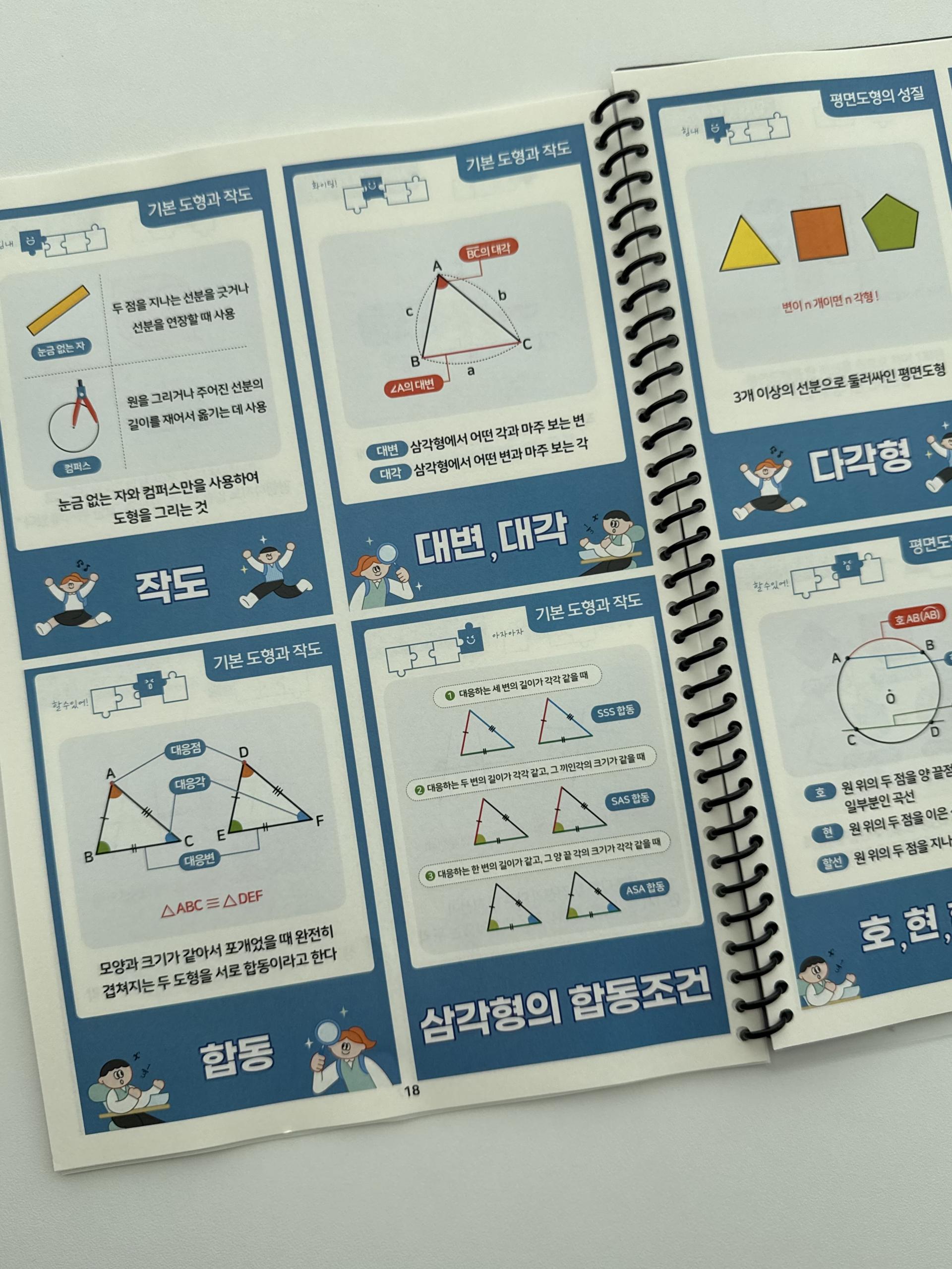 중1 총정리 카드