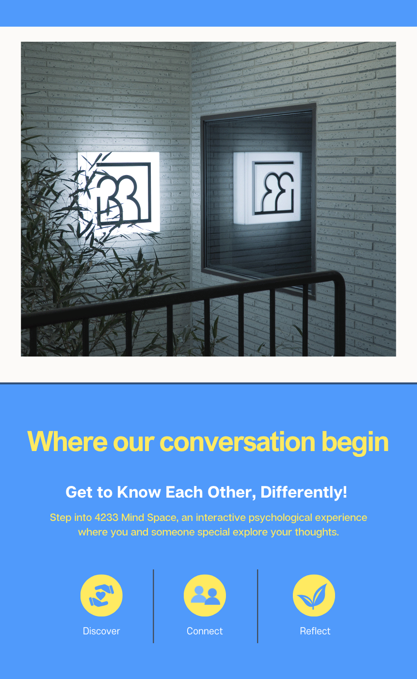 4233 MIND SPACE: Where Two Minds Meet.