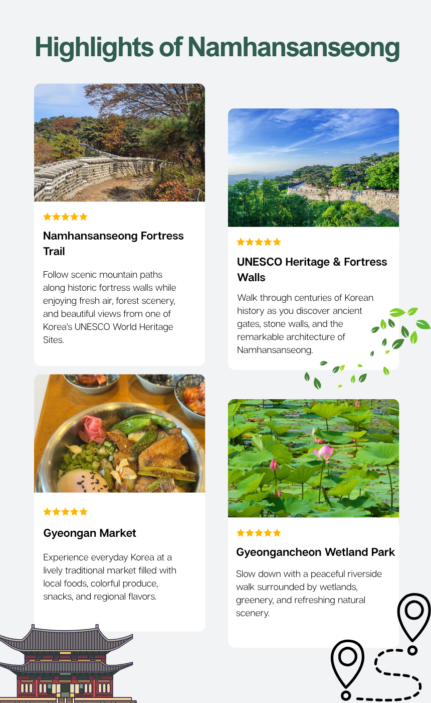 [8/29] <EG Tour> Namhansanseong Adventure: UNESCO Fortress, Views & Local Flavors