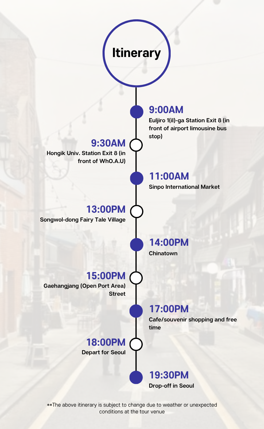 [Jul - Oct][Every Sunday] UNESCO Suwon Hwaseong Fortress & Nammun Market Cultural Village
