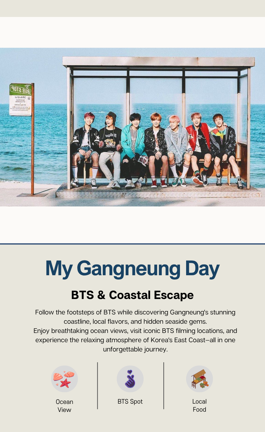 [6/20] GANGNEUNG BTS BUS STOP&BEACH