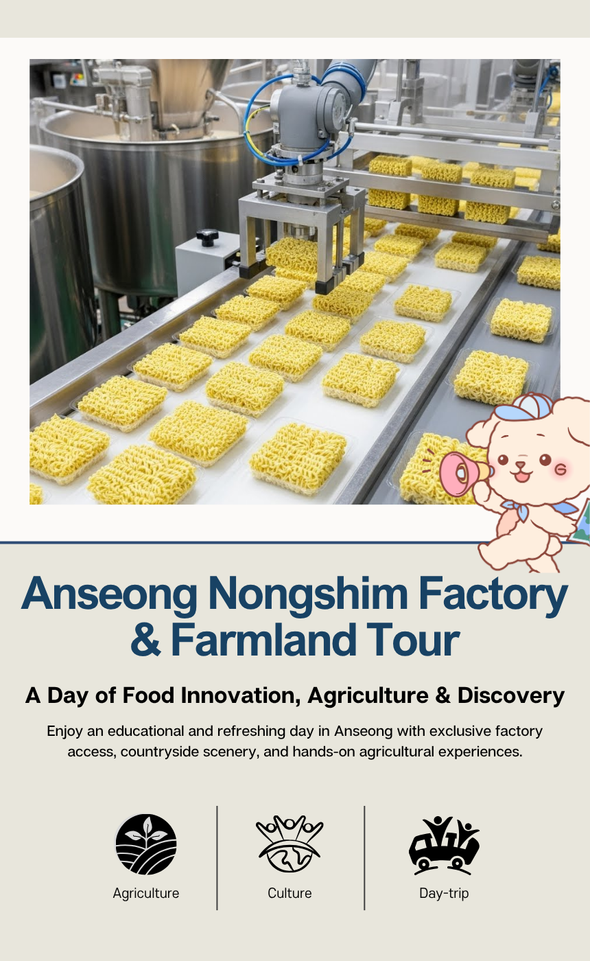 Anseong Nongshim Factory & Farmland Tour