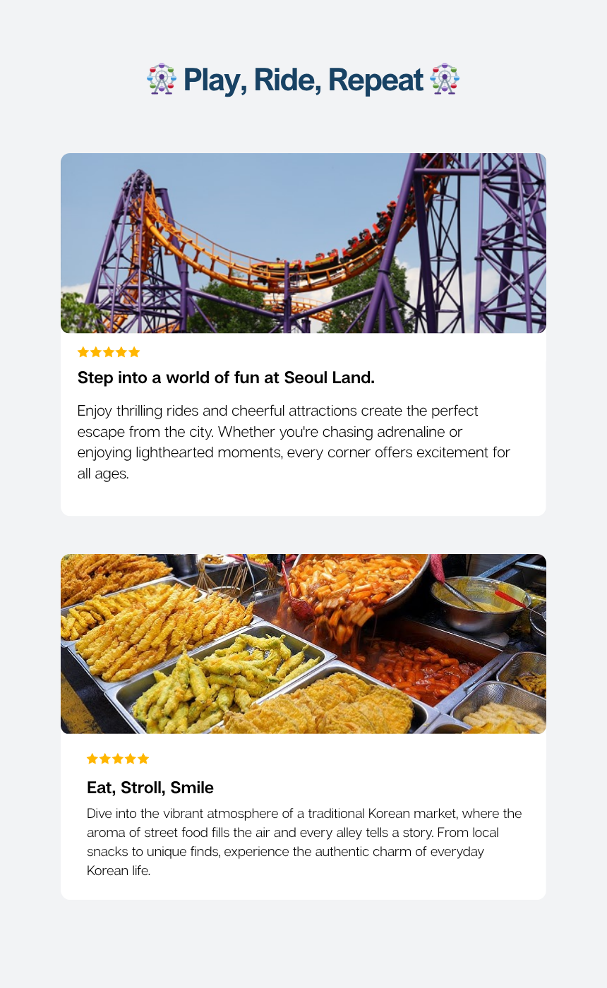 [5/30] Seoul Land + Traditional Market Experience