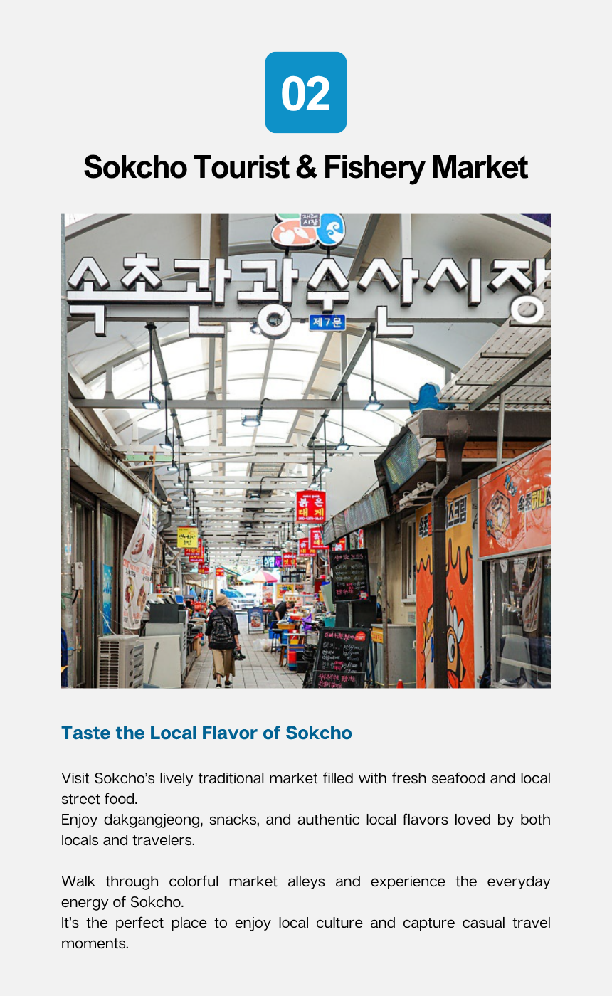 Sokcho Nature & Coast Tour
