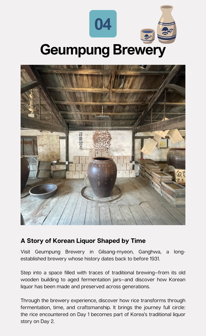 Gyodongdo Local Flavors & Brewery Wellness