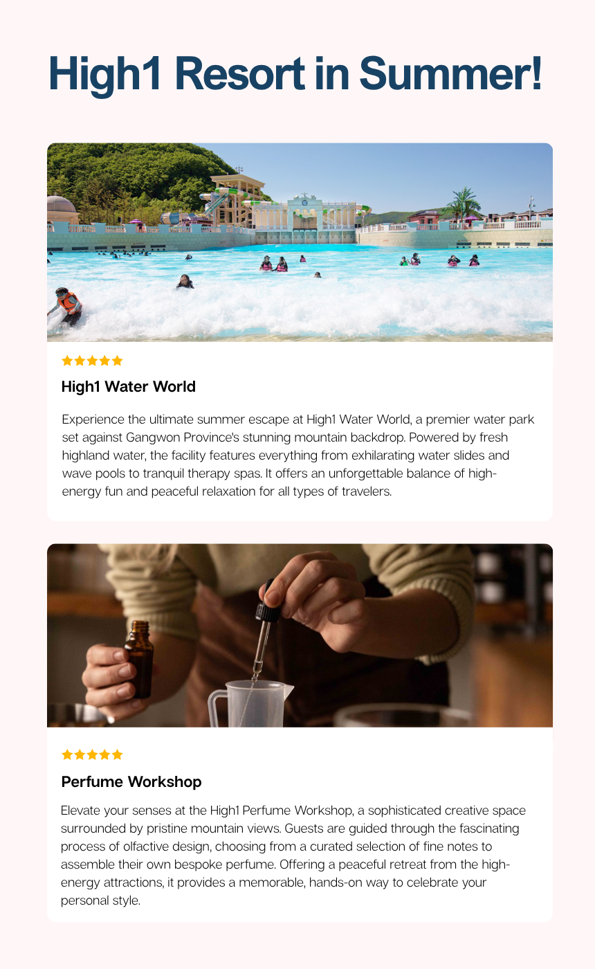 8/16 High1 Water World & Wellness Experience