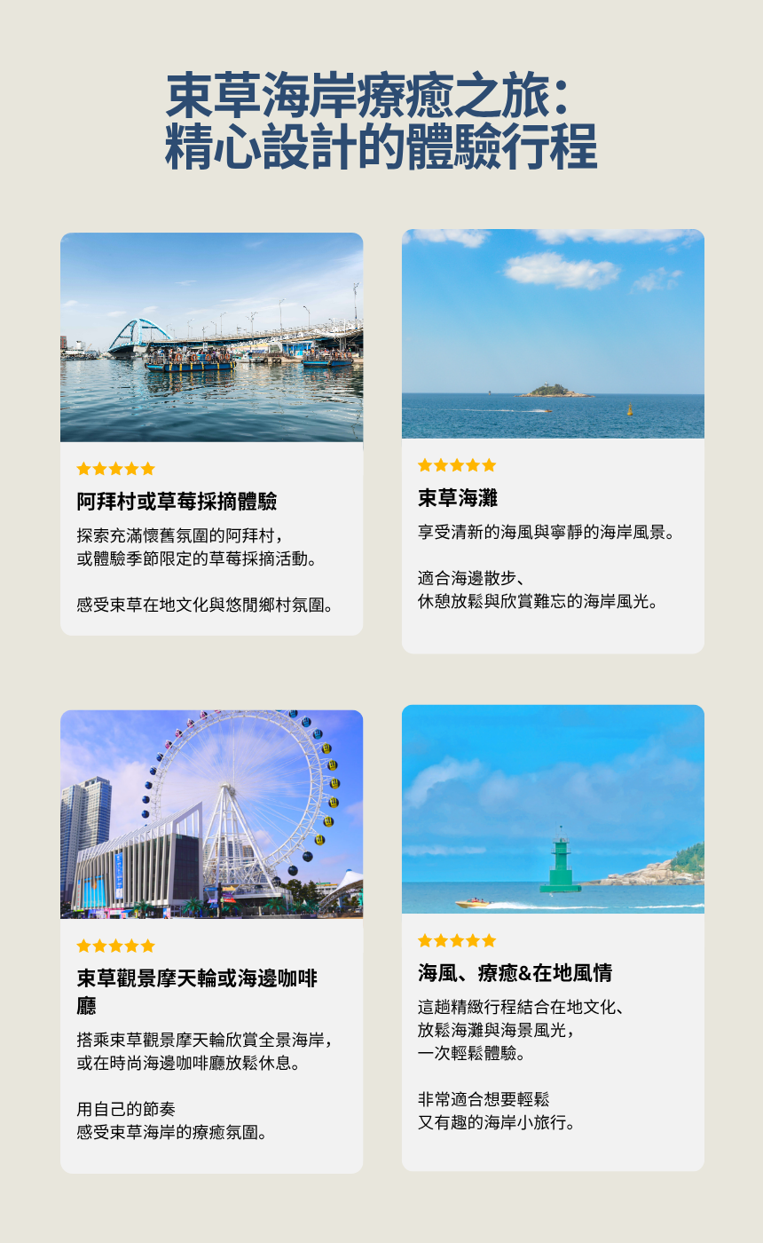束草海岸&療癒之旅