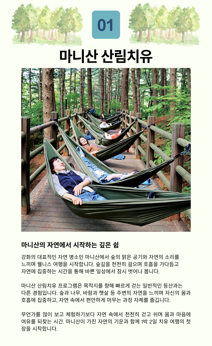 강화 마니산 氣 치유 산림테라피