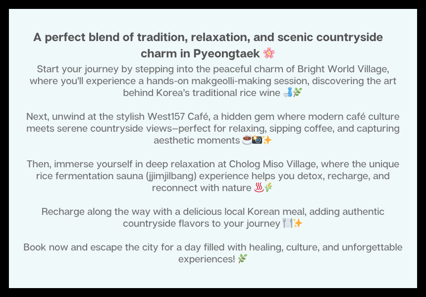 [5/01] Good Food with Good People in Pyeongtaek
