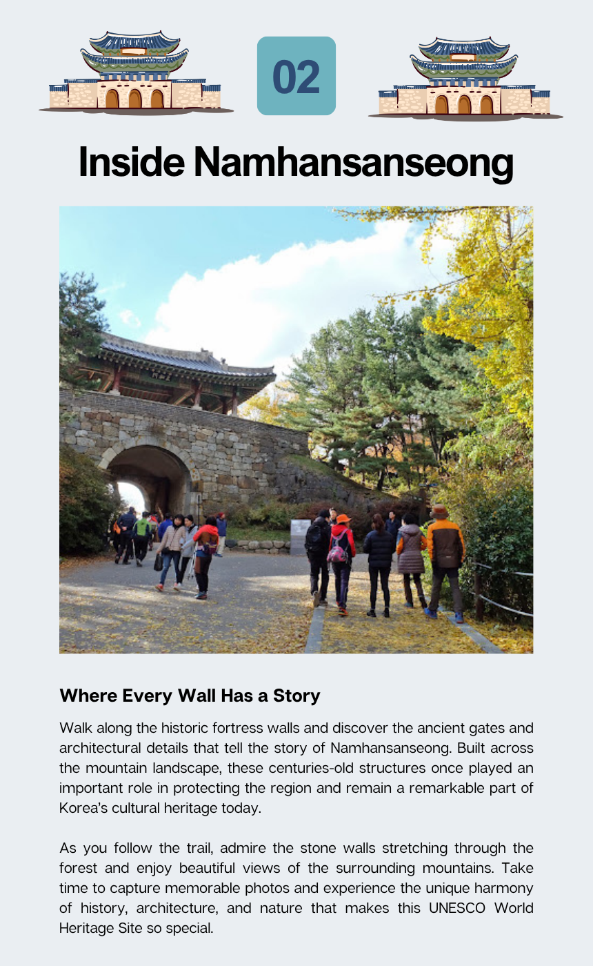 [8/29] <EG Tour> Namhansanseong Adventure: UNESCO Fortress, Views & Local Flavors