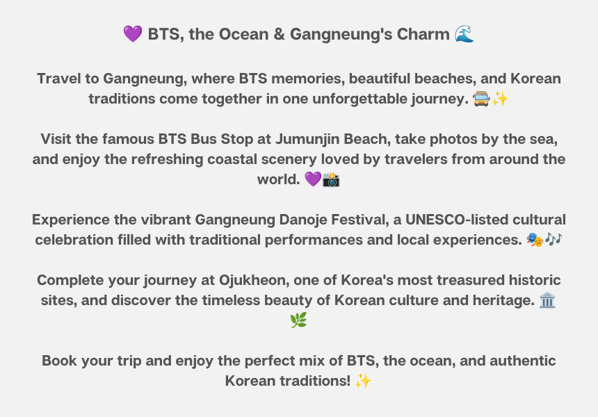 [6/20] GANGNEUNG BTS BUS STOP&BEACH