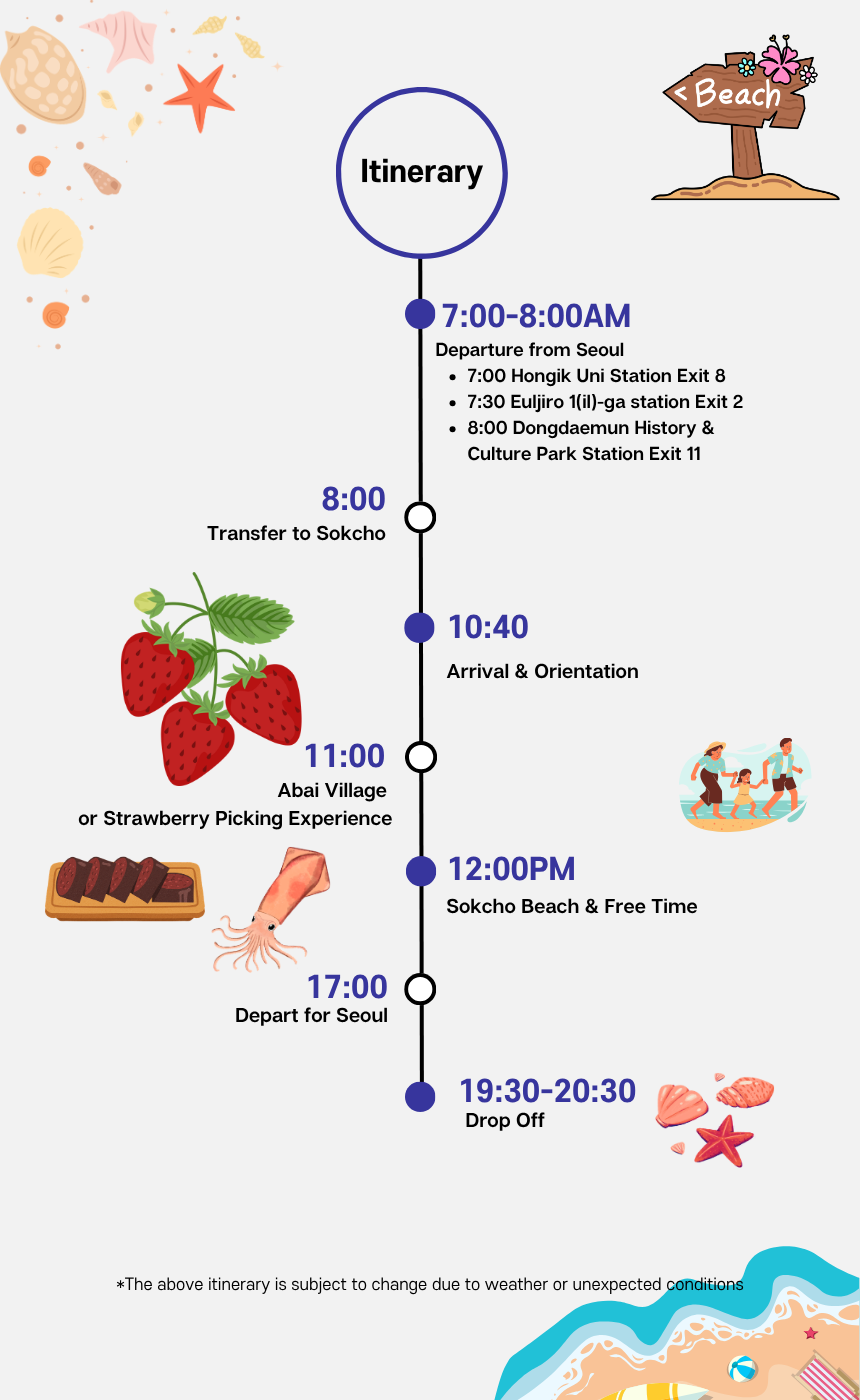 Sokcho Coastal Relax Tour