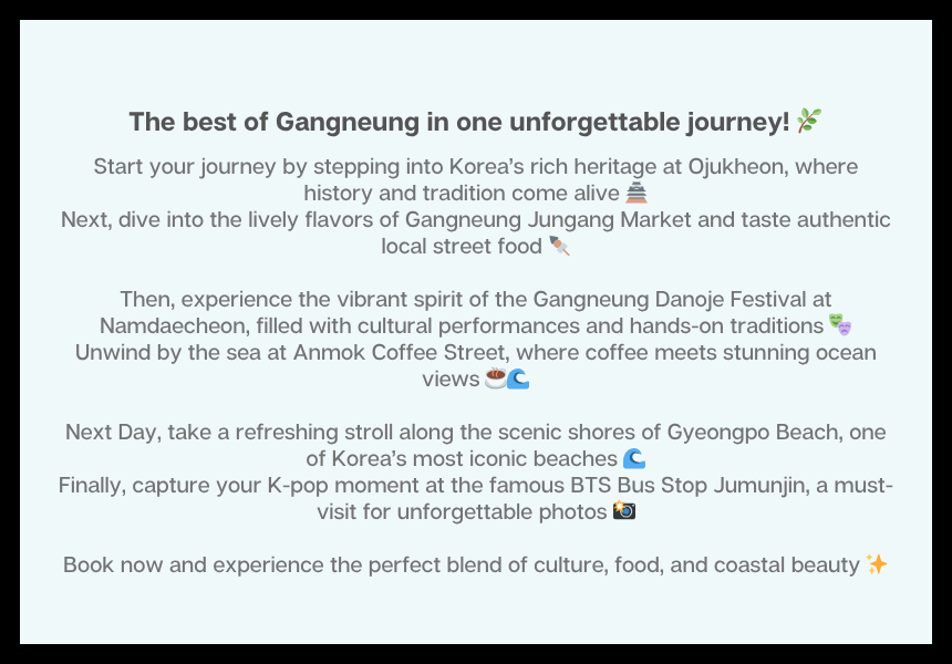 Hop into Gangneung โ Danoje Festival