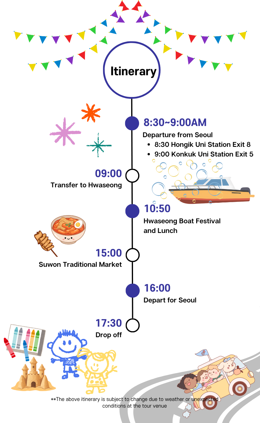 [5/23] Hwaseong Boat Festival & Suwon Traditional Market Tour