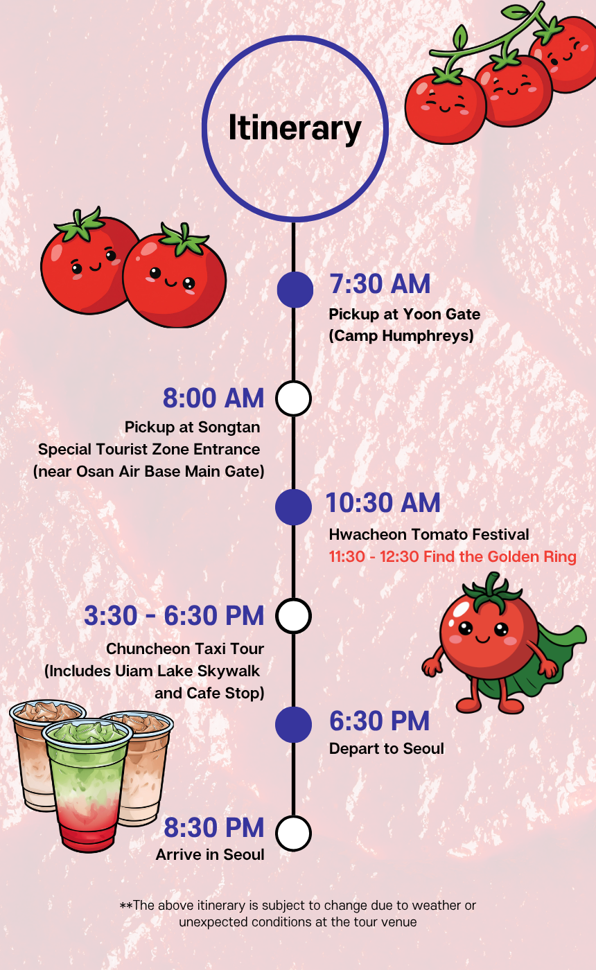 [08/02] Hwacheon Tomato Festival (Pyeongtaek Departure)