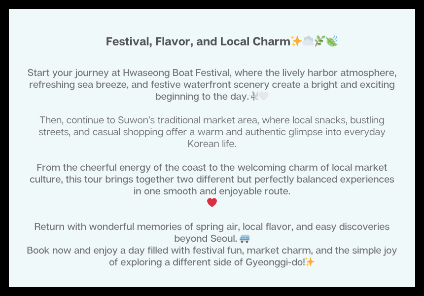 [5/01] Good Food with Good People in Pyeongtaek
