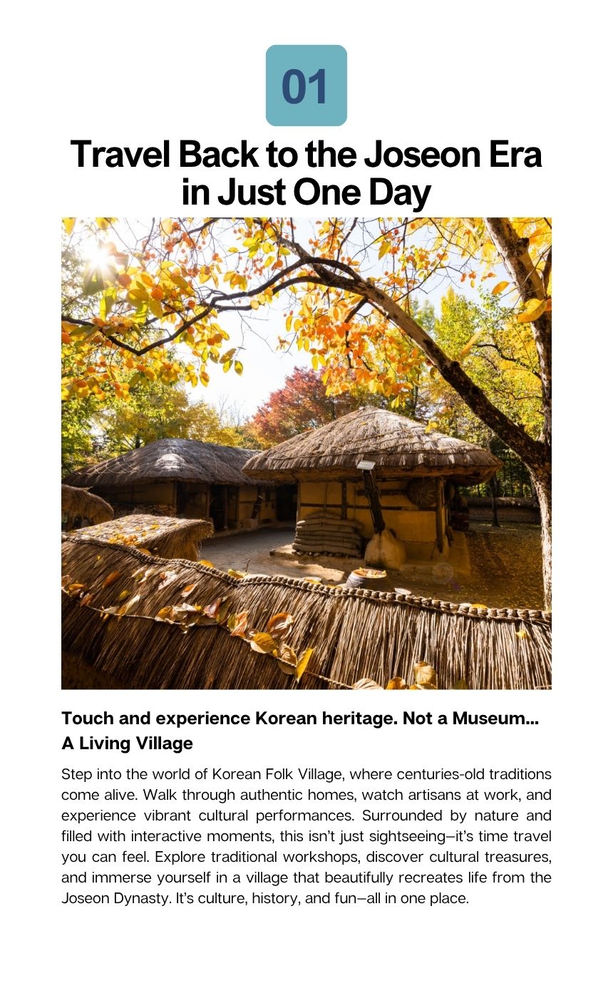 [5/2] Korean Folk Village & Yongin Market Day Tour