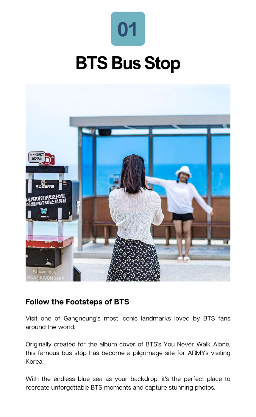 [6/20] GANGNEUNG BTS BUS STOP&BEACH