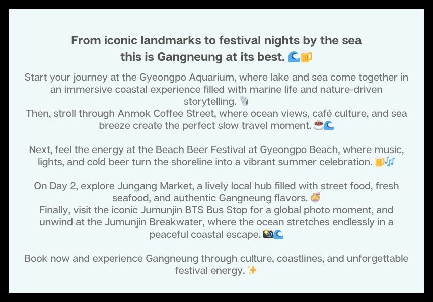 Hop into Gangneung – Beach Beer Festival