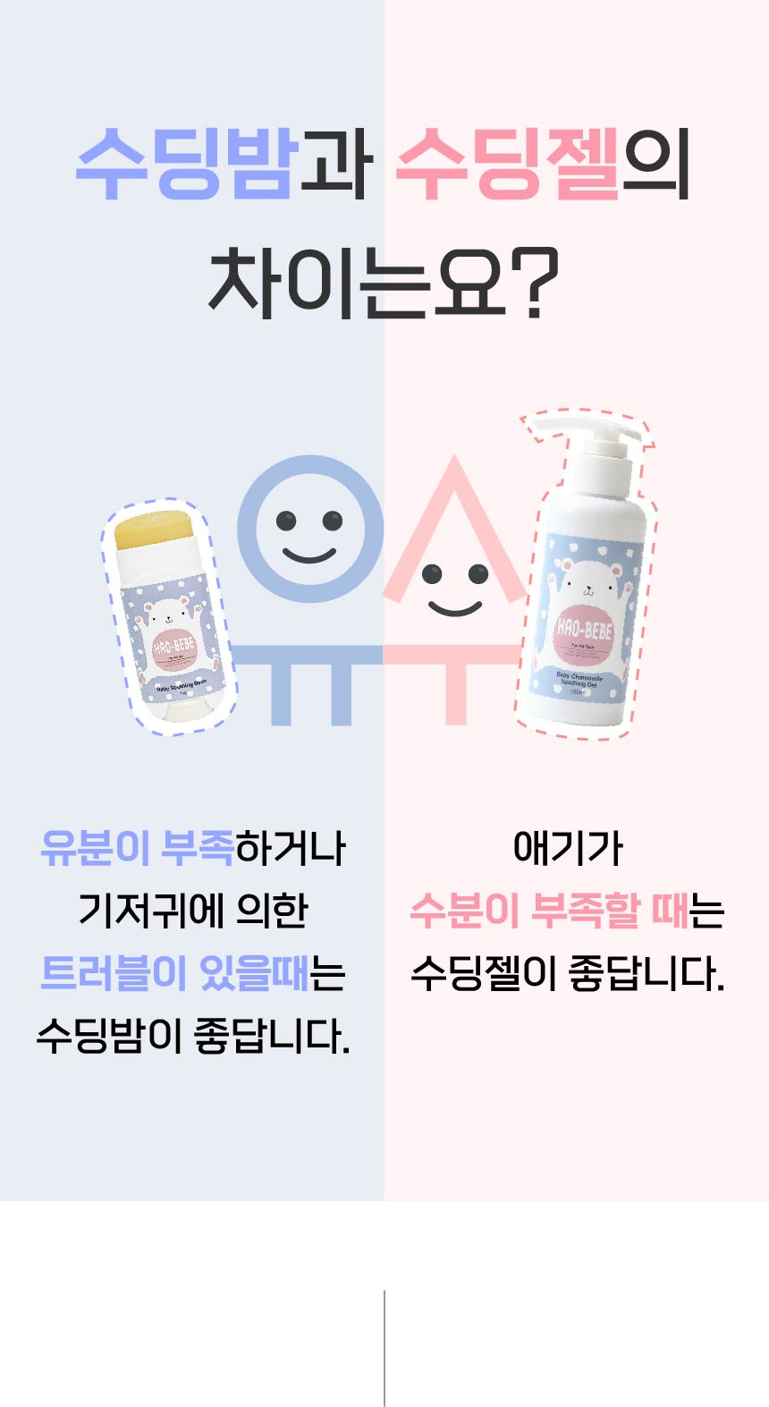 하오베베 베이비화장품 4종 패키지 세상 순한 화장품 베이비로션 수딩젤 수딩밤 산양유비누