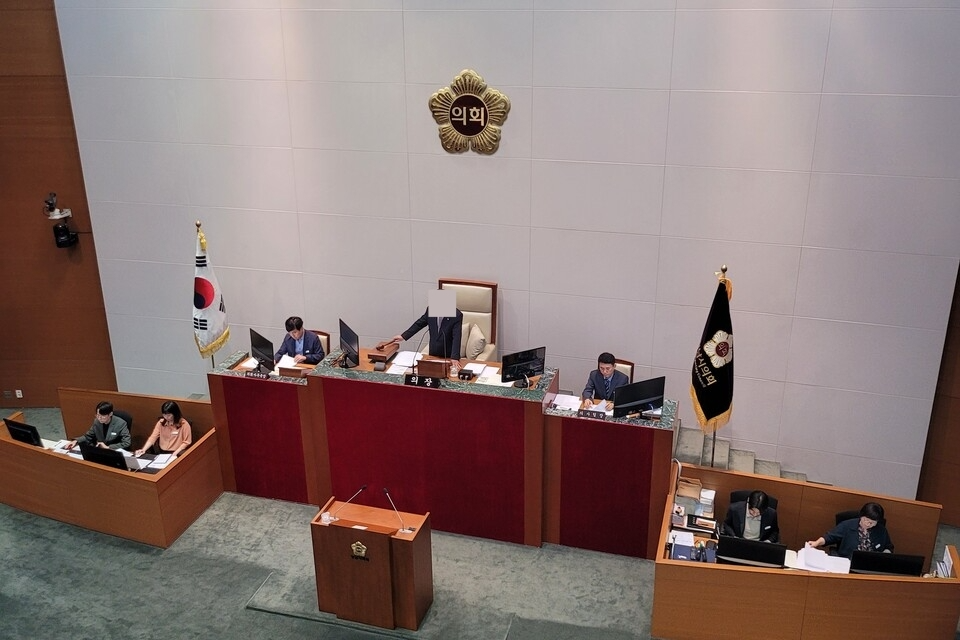▲ 성남시의회 본회의장. /김규식 기자 kgs@incheonilbo.com