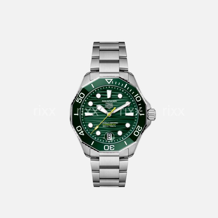 태그호이어 아쿠아레이서 프로페셔널 데이트 그린 42mm
