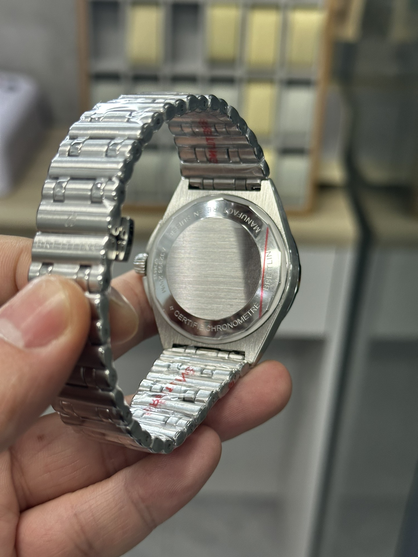 정**님 고객요청상품 - 브라이틀링 크로노맷 오토매틱 GMT 그린 40mm
