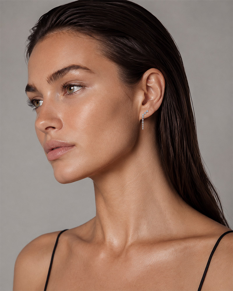 Lace Flow Drop Earring