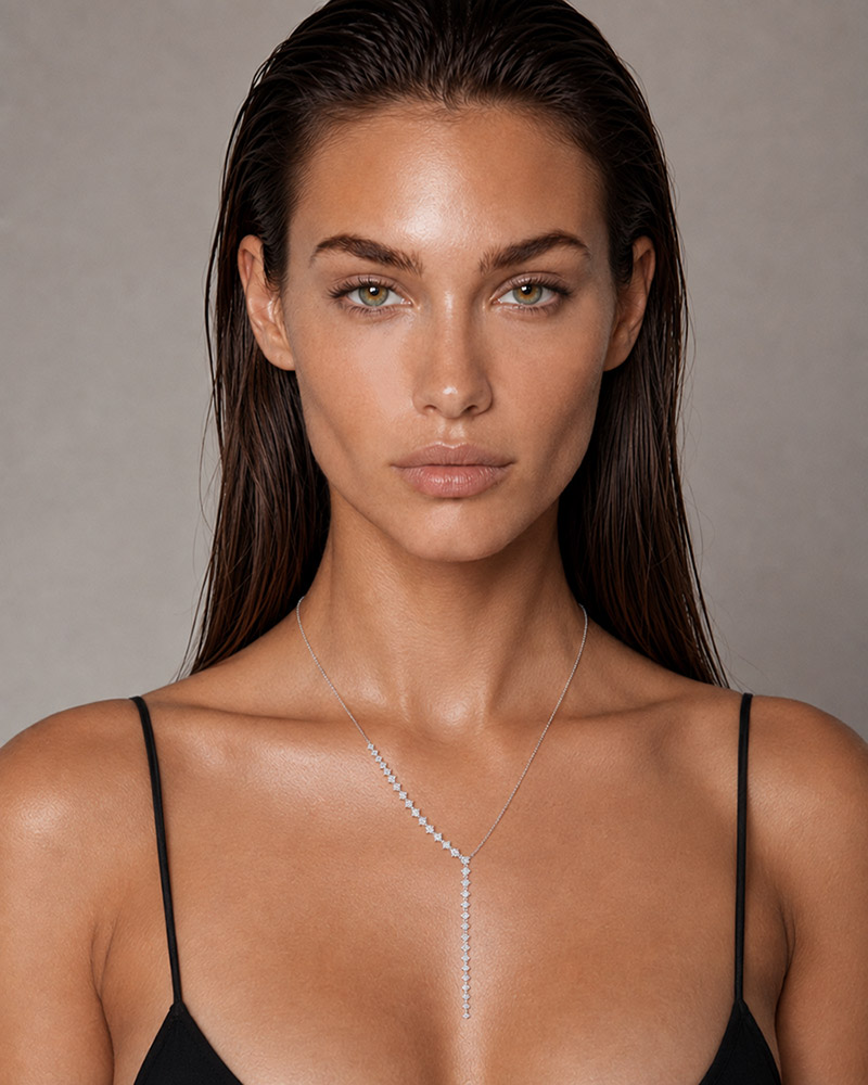 Lace Flow Y Necklace