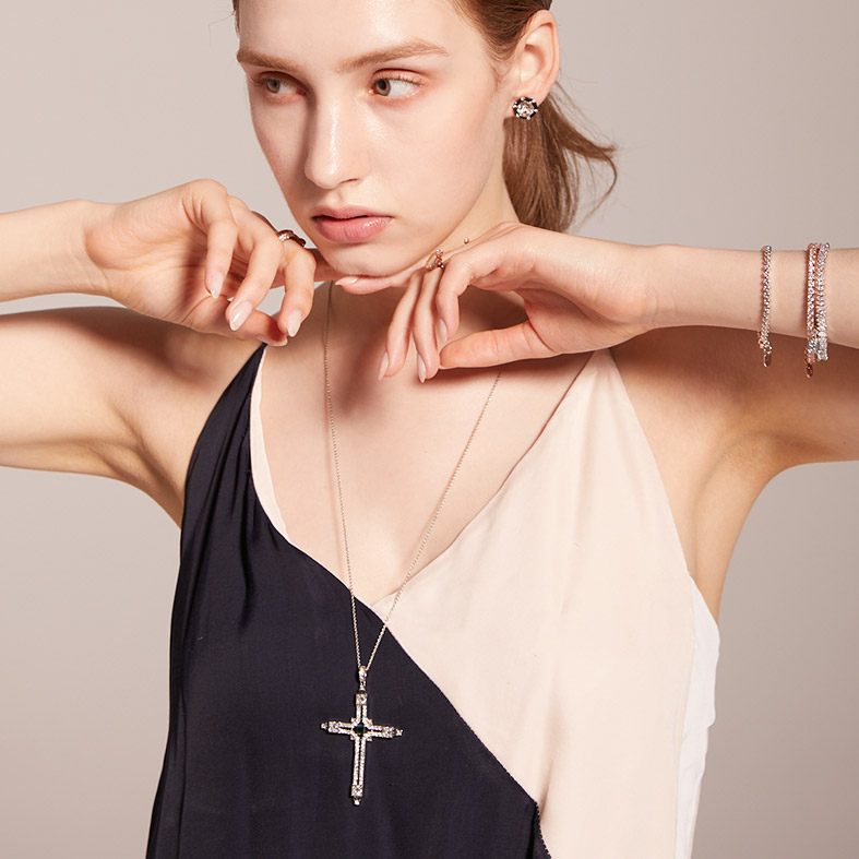 Christie Cross Necklace