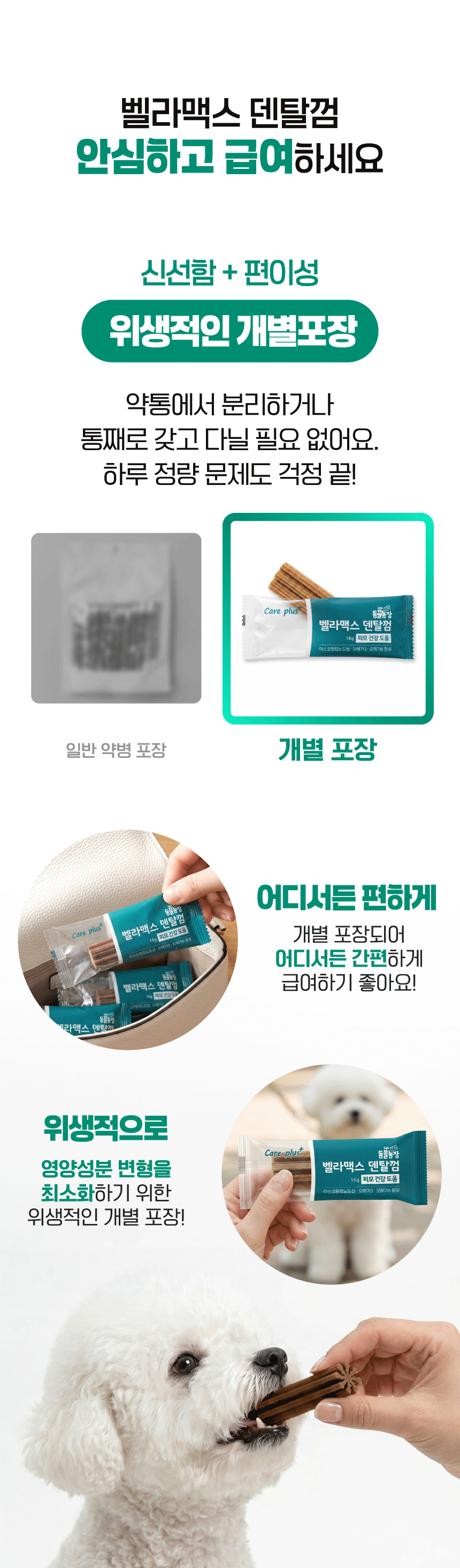 벨라맥스 SBS TV 동물농장 수의사 강아지 덴탈껌