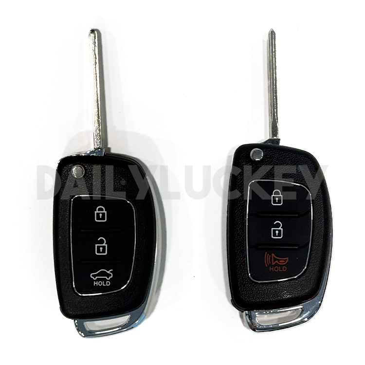 현대 스마트키 버튼 배치 및 기능 설명