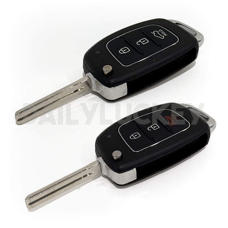 현대 폴딩키 DIY 교체 방법 - 버튼 및 배터리 교체