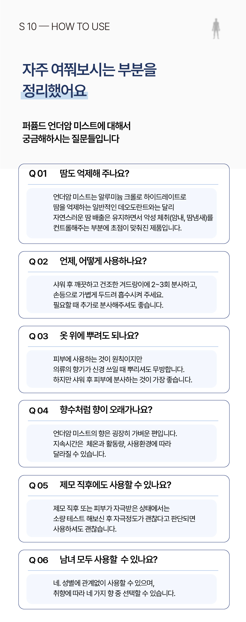 퍼퓸 언더암 미스트 기프트 세트 (4개)