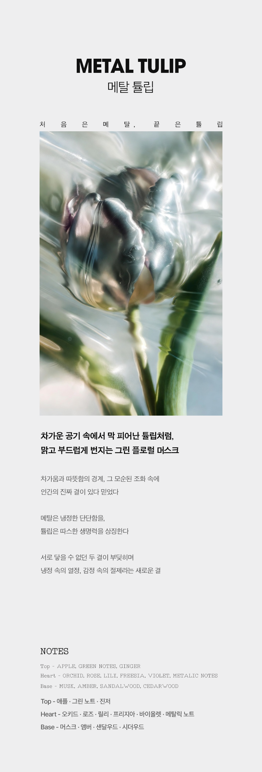 노드아이 오리진 퍼퓸 메탈 튤립
