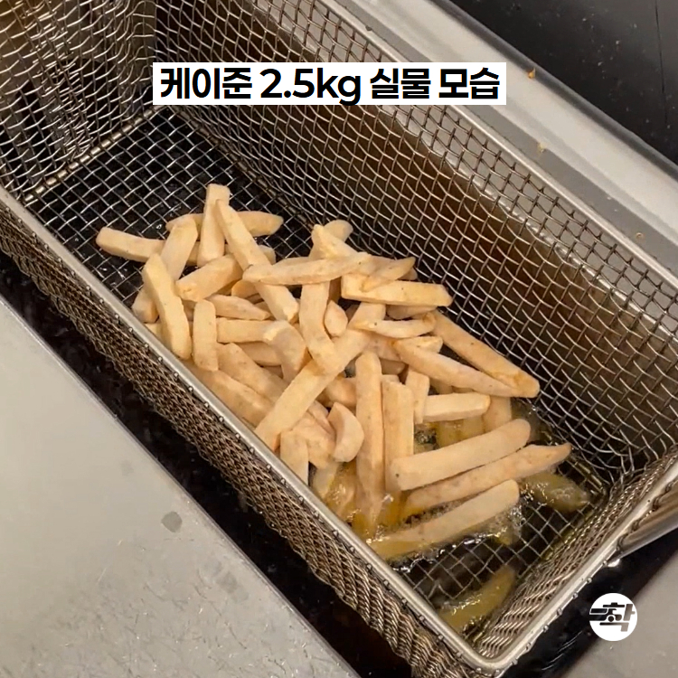 탑차배송 케이준 에코프로스트 벨기에 감자튀김 3박스