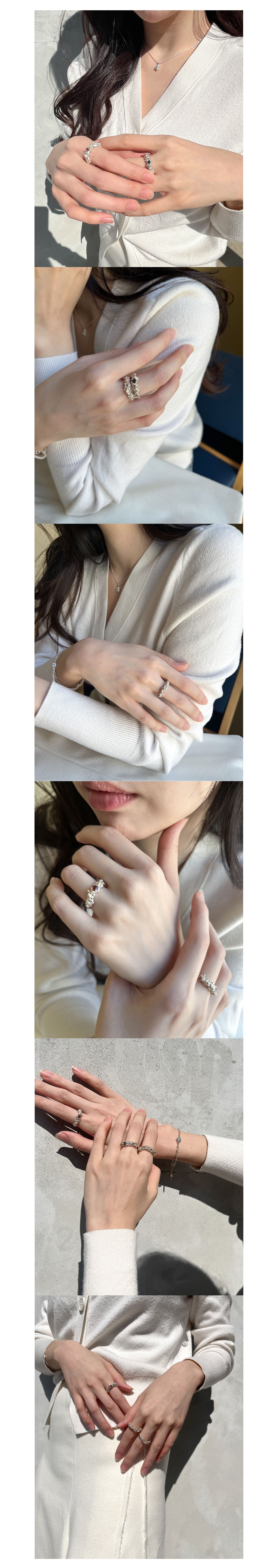 코스믹 프레그먼트 어셔 링 Cosmic Fragment Asscher Ring