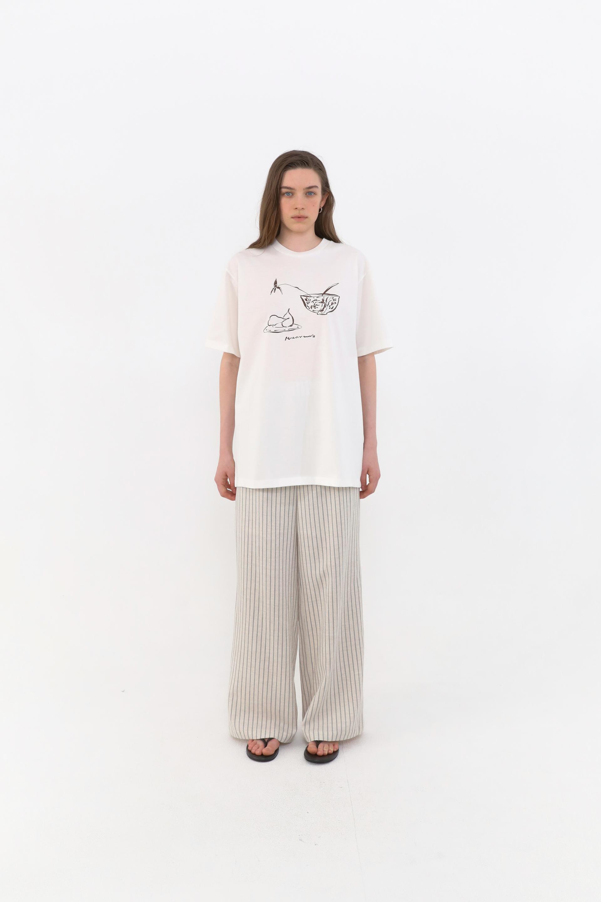 Carla X Fruit Drawing T-Shirt [Ivory]