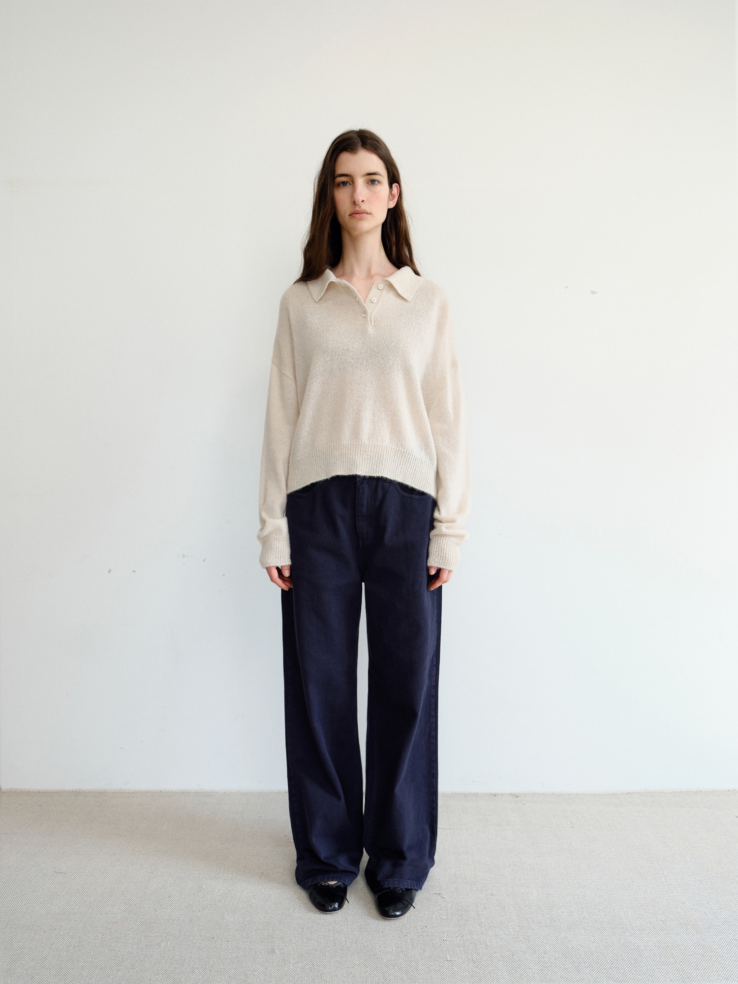 Alto Wool Collar Knit [Ivory]