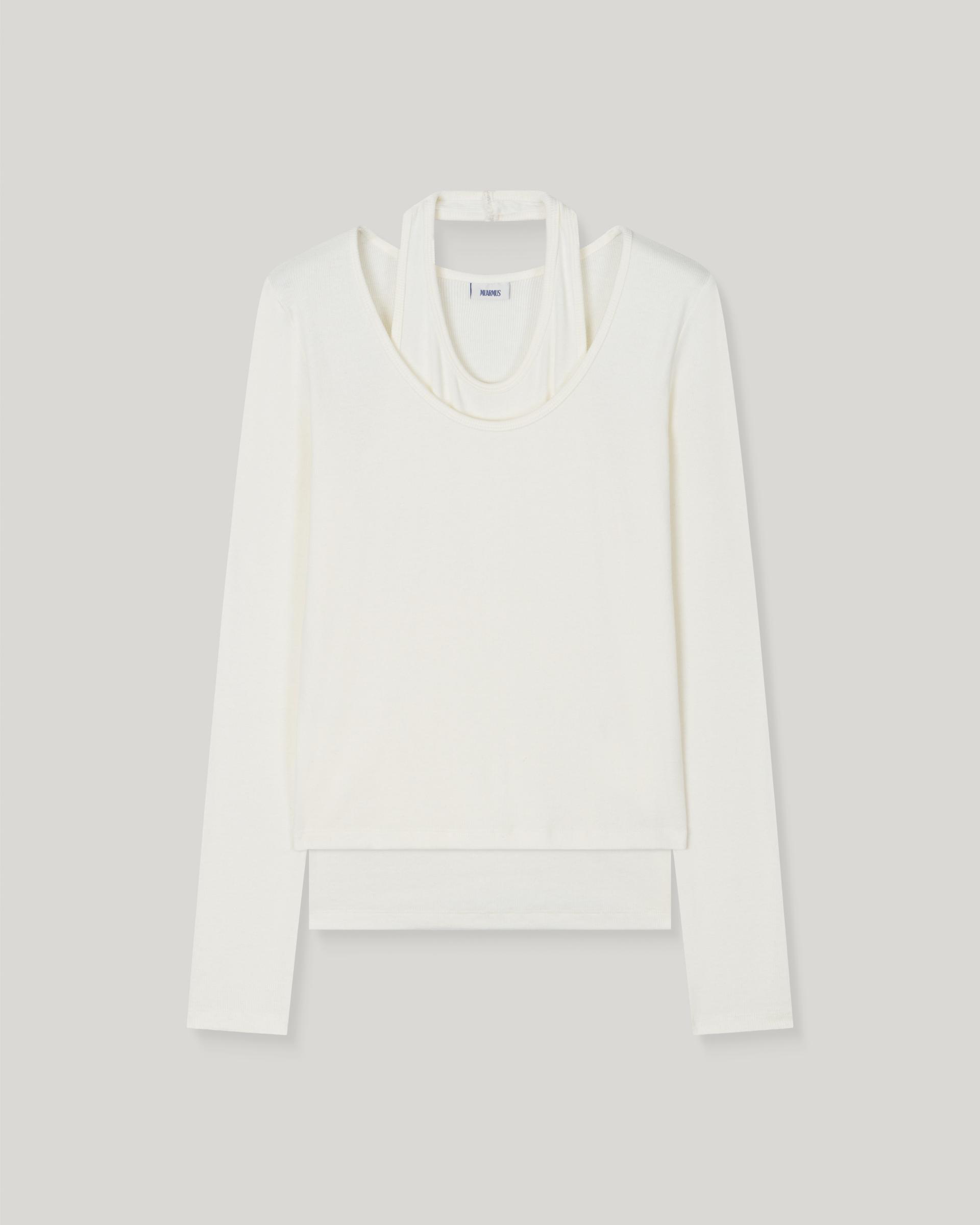 Loop Halter T-shirt [Ivory]