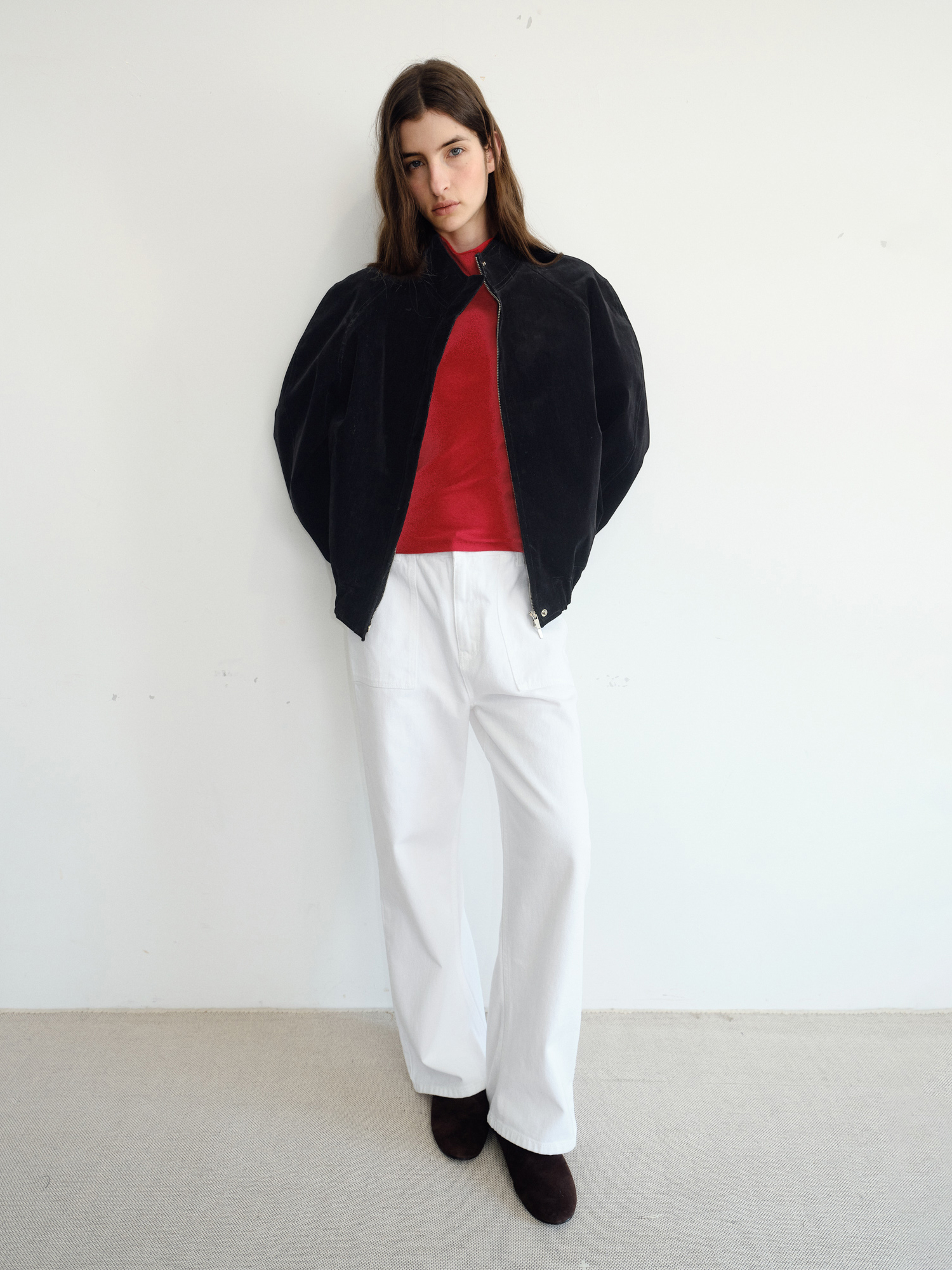Walker Velvet Blouson [Black]