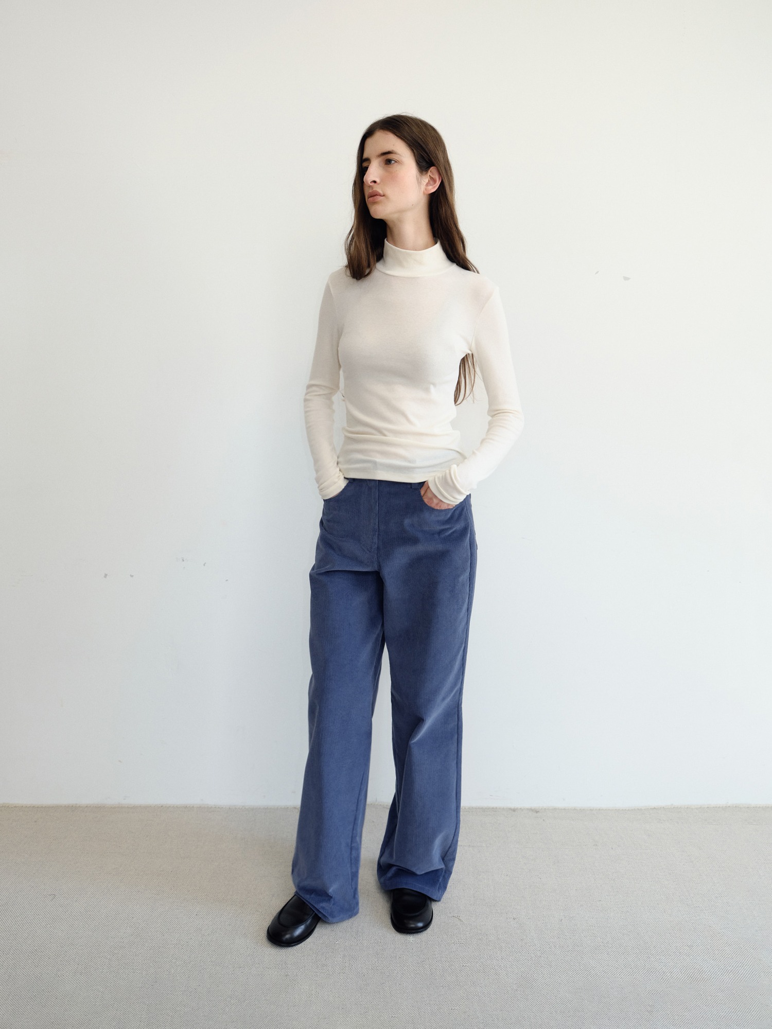 Roven Wool Turtleneck [Ivory]