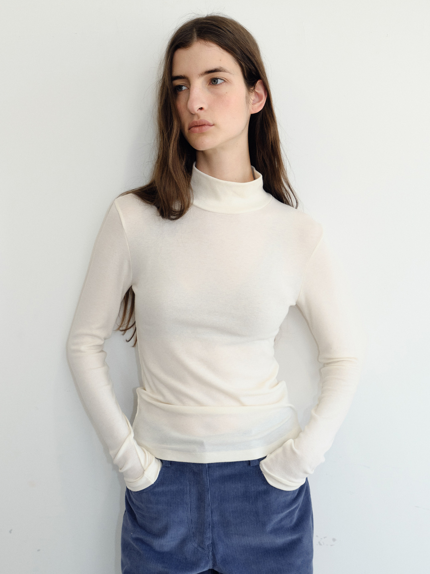 Roven Wool Turtleneck [Ivory]