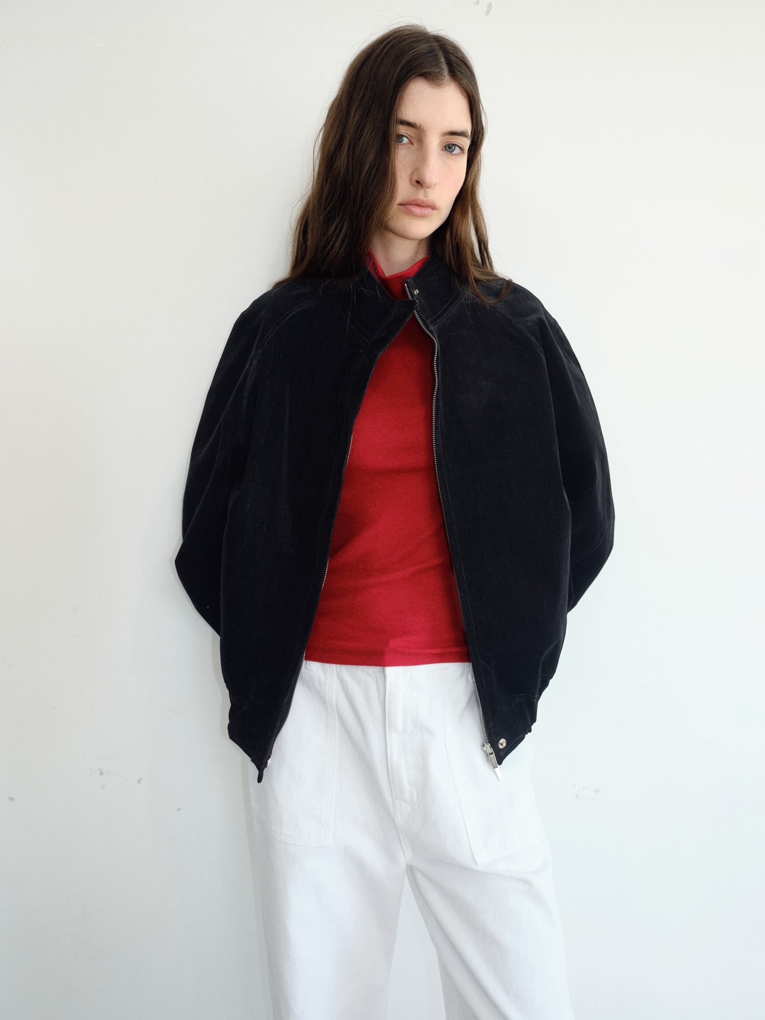 Walker Velvet Blouson [Black]