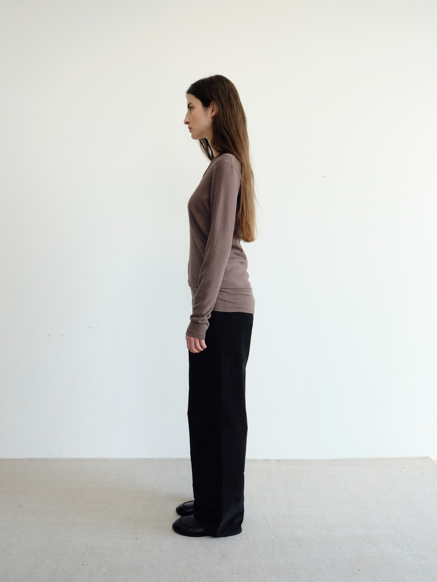 Loop Halter T-shirt [Brown]