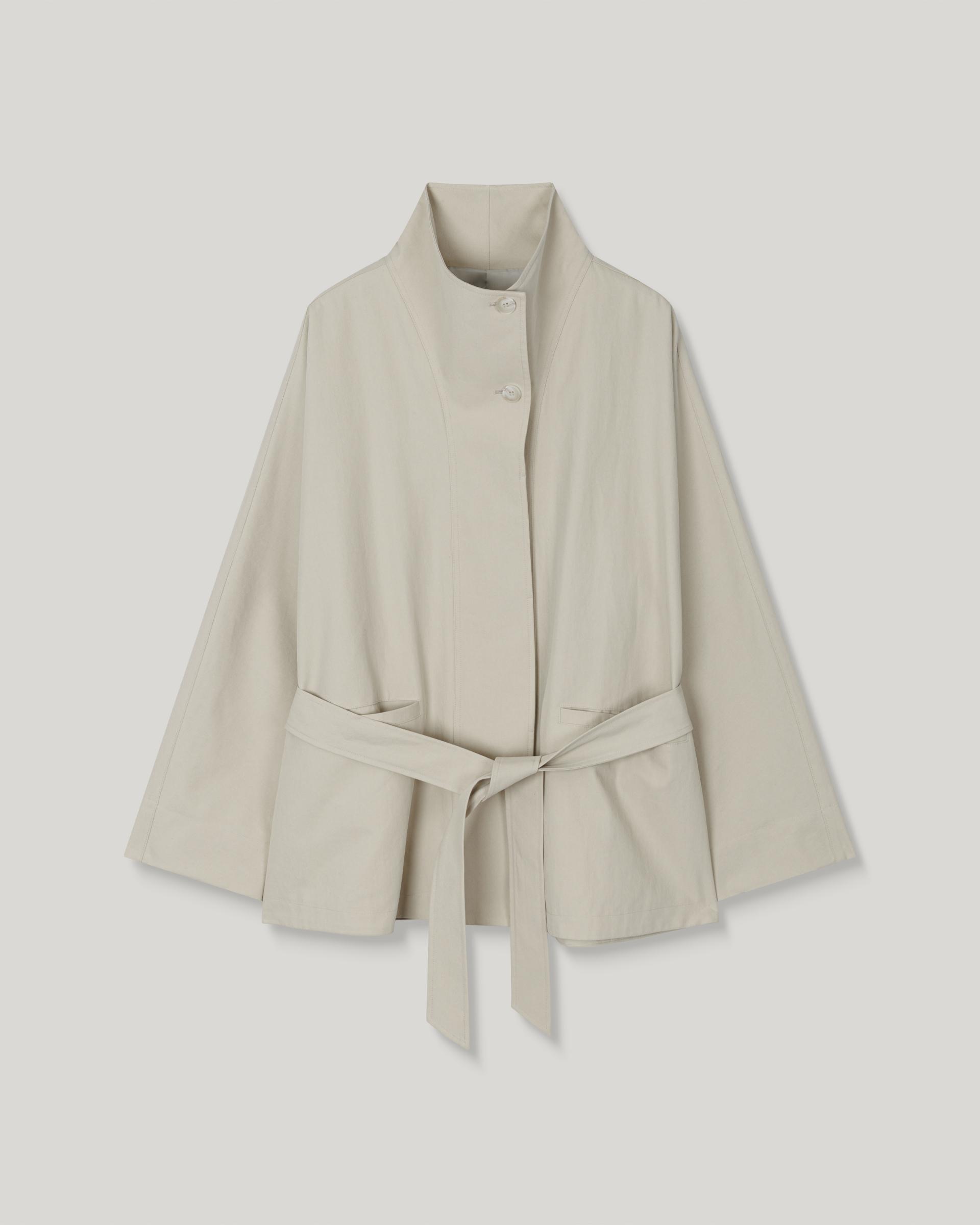 Dane Half Trench Coat [Beige]