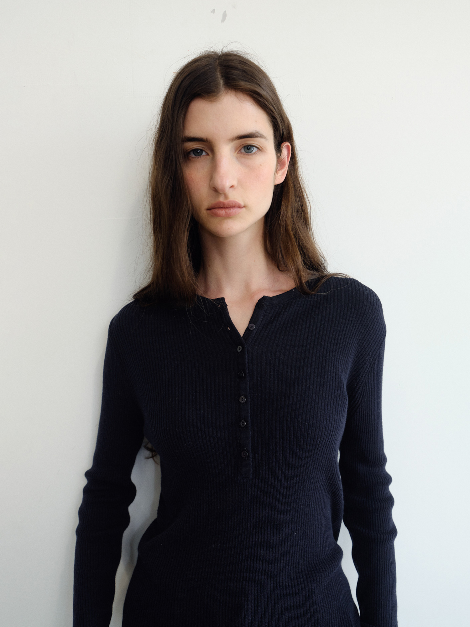 Hale Henley Knit [Navy]