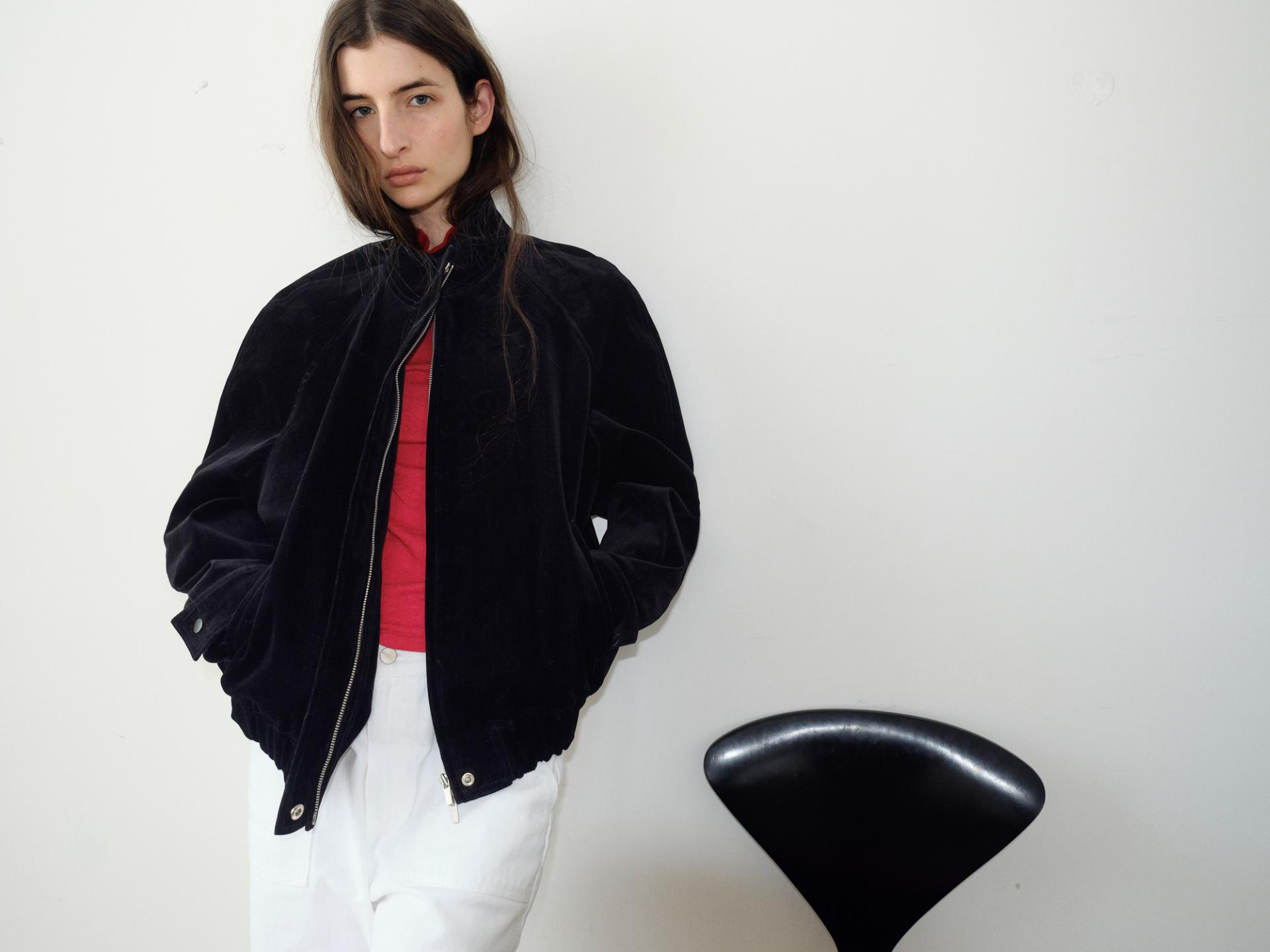 Walker Velvet Blouson [Black]