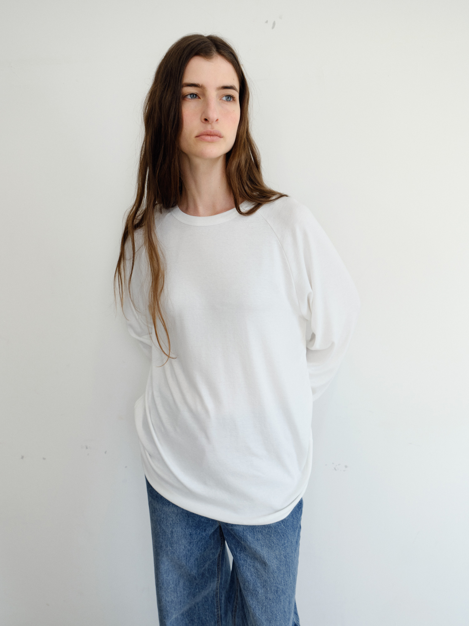 Ease Raglan T- shirt [Ivory]