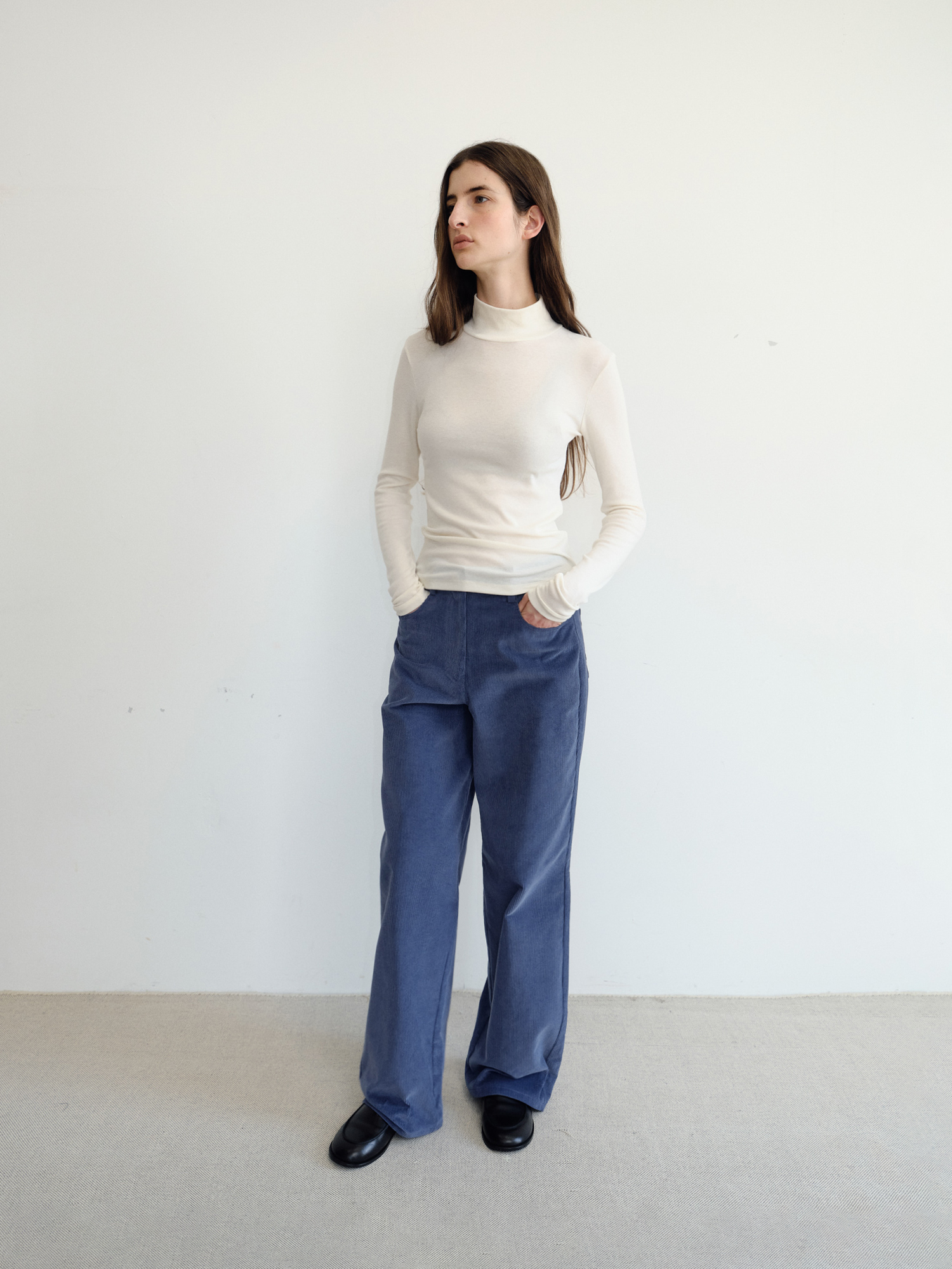 Roven Wool Turtleneck [Ivory]